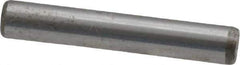Unbrako - 1/8" Diam x 3/4" Pin Length Grade 8 Alloy Steel Oversized Dowel Pin - C 60 (Surface) & C 50-58 Hardness, 1,845 Lb Breaking Strength, 1 Beveled & 1 Rounded End - Exact Industrial Supply