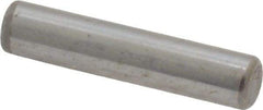 Unbrako - 3/16" Diam x 7/8" Pin Length Grade 8 Alloy Steel Oversized Dowel Pin - C 60 (Surface) & C 50-58 Hardness, 4,140 Lb Breaking Strength, 1 Beveled & 1 Rounded End - Exact Industrial Supply