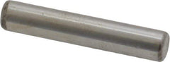 Unbrako - 3/16" Diam x 1" Pin Length Grade 8 Alloy Steel Oversized Dowel Pin - C 60 (Surface) & C 50-58 Hardness, 4,140 Lb Breaking Strength, 1 Beveled & 1 Rounded End - Exact Industrial Supply