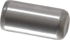 Unbrako - 1/4" Diam x 1/2" Pin Length Grade 8 Alloy Steel Oversized Dowel Pin - C 60 (Surface) & C 50-58 Hardness, 7,370 Lb Breaking Strength, 1 Beveled & 1 Rounded End - Exact Industrial Supply