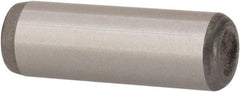 Unbrako - 1/4" Diam x 3/4" Pin Length Grade 8 Alloy Steel Oversized Dowel Pin - C 60 (Surface) & C 50-58 Hardness, 7,370 Lb Breaking Strength, 1 Beveled & 1 Rounded End - Exact Industrial Supply
