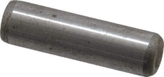 Unbrako - 1/4" Diam x 7/8" Pin Length Grade 8 Alloy Steel Oversized Dowel Pin - C 60 (Surface) & C 50-58 Hardness, 7,370 Lb Breaking Strength, 1 Beveled & 1 Rounded End - Exact Industrial Supply