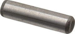 Unbrako - 1/4" Diam x 1" Pin Length Grade 8 Alloy Steel Oversized Dowel Pin - C 60 (Surface) & C 50-58 Hardness, 7,370 Lb Breaking Strength, 1 Beveled & 1 Rounded End - Exact Industrial Supply