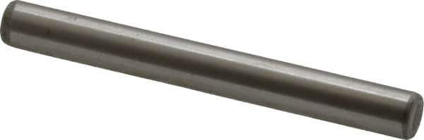 Unbrako - 1/4" Diam x 2-1/4" Pin Length Grade 8 Alloy Steel Oversized Dowel Pin - C 60 (Surface) & C 50-58 Hardness, 7,370 Lb Breaking Strength, 1 Beveled & 1 Rounded End - Exact Industrial Supply