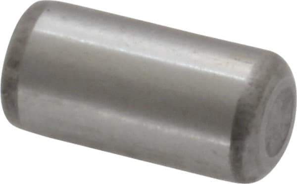 Unbrako - 5/16" Diam x 5/8" Pin Length Grade 8 Alloy Steel Oversized Dowel Pin - C 60 (Surface) & C 50-58 Hardness, 11,500 Lb Breaking Strength, 1 Beveled & 1 Rounded End - Exact Industrial Supply
