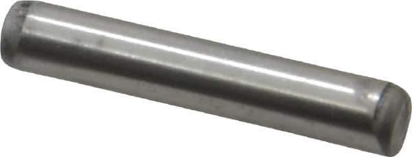 Unbrako - 5/16" Diam x 1-3/4" Pin Length Grade 8 Alloy Steel Oversized Dowel Pin - C 60 (Surface) & C 50-58 Hardness, 11,500 Lb Breaking Strength, 1 Beveled & 1 Rounded End - Exact Industrial Supply