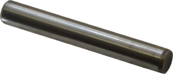 Unbrako - 5/16" Diam x 2-1/4" Pin Length Grade 8 Alloy Steel Oversized Dowel Pin - C 60 (Surface) & C 50-58 Hardness, 11,500 Lb Breaking Strength, 1 Beveled & 1 Rounded End - Exact Industrial Supply