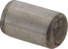 Unbrako - 3/8" Diam x 5/8" Pin Length Grade 8 Alloy Steel Oversized Dowel Pin - C 60 (Surface) & C 50-58 Hardness, 16,580 Lb Breaking Strength, 1 Beveled & 1 Rounded End - Exact Industrial Supply