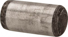 Unbrako - 3/8" Diam x 3/4" Pin Length Grade 8 Alloy Steel Oversized Dowel Pin - C 60 (Surface) & C 50-58 Hardness, 16,580 Lb Breaking Strength, 1 Beveled & 1 Rounded End - Exact Industrial Supply