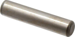 Unbrako - 3/8" Diam x 1-3/4" Pin Length Grade 8 Alloy Steel Oversized Dowel Pin - C 60 (Surface) & C 50-58 Hardness, 16,580 Lb Breaking Strength, 1 Beveled & 1 Rounded End - Exact Industrial Supply