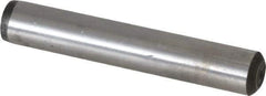 Unbrako - 3/8" Diam x 2-1/4" Pin Length Grade 8 Alloy Steel Oversized Dowel Pin - C 60 (Surface) & C 50-58 Hardness, 16,580 Lb Breaking Strength, 1 Beveled & 1 Rounded End - Exact Industrial Supply