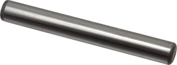 Unbrako - 3/8" Diam x 3" Pin Length Grade 8 Alloy Steel Oversized Dowel Pin - C 60 (Surface) & C 50-58 Hardness, 16,580 Lb Breaking Strength, 1 Beveled & 1 Rounded End - Exact Industrial Supply