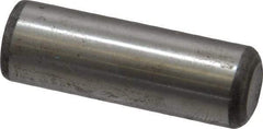 Unbrako - 1/2" Diam x 1-1/2" Pin Length Grade 8 Alloy Steel Oversized Dowel Pin - C 60 (Surface) & C 50-58 Hardness, 29,460 Lb Breaking Strength, 1 Beveled & 1 Rounded End - Exact Industrial Supply