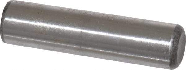 Unbrako - 1/2" Diam x 2" Pin Length Grade 8 Alloy Steel Oversized Dowel Pin - C 60 (Surface) & C 50-58 Hardness, 29,460 Lb Breaking Strength, 1 Beveled & 1 Rounded End - Exact Industrial Supply