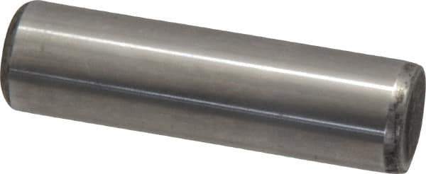 Unbrako - 5/8" Diam x 2-1/4" Pin Length Grade 8 Alloy Steel Oversized Dowel Pin - C 60 (Surface) & C 50-58 Hardness, 46,020 Lb Breaking Strength, 1 Beveled & 1 Rounded End - Exact Industrial Supply