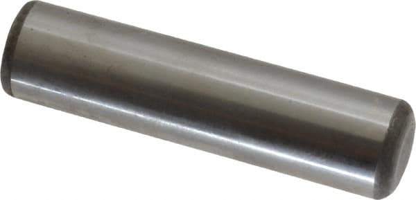 Unbrako - 5/8" Diam x 2-1/2" Pin Length Grade 8 Alloy Steel Oversized Dowel Pin - C 60 (Surface) & C 50-58 Hardness, 46,020 Lb Breaking Strength, 1 Beveled & 1 Rounded End - Exact Industrial Supply