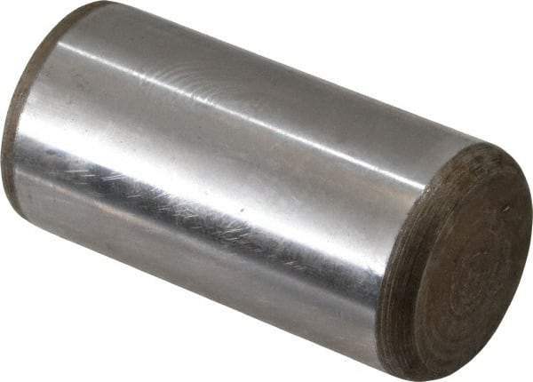 Unbrako - 1" Diam x 2" Pin Length Grade 8 Alloy Steel Oversized Dowel Pin - C 60 (Surface) & C 50-58 Hardness, 117,810 Lb Breaking Strength, 1 Beveled & 1 Rounded End - Exact Industrial Supply
