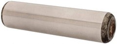Unbrako - 1" Diam x 4" Pin Length Grade 8 Alloy Steel Oversized Dowel Pin - C 60 (Surface) & C 50-58 Hardness, 117,810 Lb Breaking Strength, 1 Beveled & 1 Rounded End - Exact Industrial Supply