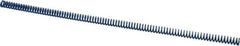 Associated Spring Raymond - 10mm Hole Diam, 5mm Rod Diam, 12" Free Length, Blue Die Spring - 185.6 N Max Deflection, 116mm Max Deflection, Medium Duty, Chromium Alloy Steel - Exact Industrial Supply