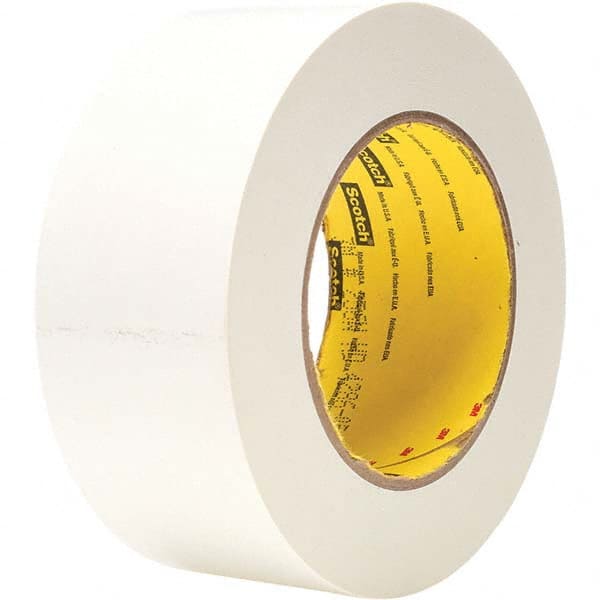 3M - 2" Wide x 60 Yd Long x 6.7 mil White Paper Masking Tape - Exact Industrial Supply