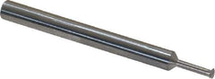 Scientific Cutting Tools - 32 to 56 TPI, Internal/External Single Profile Thread Mill - #8" Noml Diam, 0.12" Cut Diam, 3/16" Shank Diam, 3 Flute, 0.07" Neck Diam, 0.3" Neck Length, 2" OAL, Bright Finish - Exact Industrial Supply