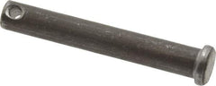 Value Collection - 3/8" Pin Diam, 2-1/2" OAL, Standard Clevis Pin - 5/32" Hole, 2-11/32" Usable Length, Uncoated Steel - Exact Industrial Supply