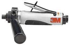 3M - 3 x 10-11/16 and 3-1/2 x 15-1/2 Inch, 3,500 RPM Air Inline Sander - 1 Hp, 1/4 NPT Inlet - Exact Industrial Supply