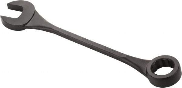 Proto - 3-1/2" 12 Point Offset Combination Wrench - 15° Offset Angle, 37" OAL, Steel, Black Finish - Exact Industrial Supply