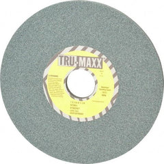 Tru-Maxx - 7" Diam x 1-1/4" Hole x 1/4" Thick, I Hardness, 80 Grit Surface Grinding Wheel - Silicon Carbide, Type 1, Medium Grade, 3,600 Max RPM, Vitrified Bond, No Recess - Exact Industrial Supply