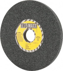 Tru-Maxx - 7" Diam x 1-1/4" Hole x 1/2" Thick, I Hardness, 60 Grit Surface Grinding Wheel - Silicon Carbide, Type 1, Medium Grade, 3,600 Max RPM, Vitrified Bond, No Recess - Exact Industrial Supply