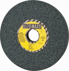 Tru-Maxx - 7" Diam x 1-1/4" Hole x 3/4" Thick, I Hardness, 60 Grit Surface Grinding Wheel - Silicon Carbide, Type 5, Medium Grade, 3,600 Max RPM, Vitrified Bond, One-Side Recess - Exact Industrial Supply