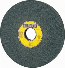 Tru-Maxx - 7" Diam x 1-1/4" Hole x 1" Thick, I Hardness, 80 Grit Surface Grinding Wheel - Silicon Carbide, Type 5, Medium Grade, 3,600 Max RPM, Vitrified Bond, One-Side Recess - Exact Industrial Supply