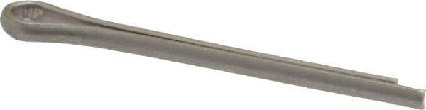 Made in USA - 1/16" Diam x 3/4" Long Extended Prong Cotter Pin - Grade 18-8, Uncoated, Stainless Steel - Exact Industrial Supply