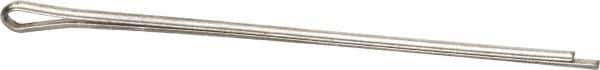 Made in USA - 1/16" Diam x 2" Long Extended Prong Cotter Pin - Grade 18-8, Uncoated, Stainless Steel - Exact Industrial Supply
