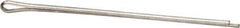 Made in USA - 1/16" Diam x 2" Long Extended Prong Cotter Pin - Grade 18-8, Uncoated, Stainless Steel - Exact Industrial Supply