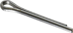 Made in USA - 3/32" Diam x 3/4" Long Extended Prong Cotter Pin - Grade 18-8, Uncoated, Stainless Steel - Exact Industrial Supply