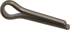 Made in USA - 1/8" Diam x 1/2" Long Extended Prong Cotter Pin - Grade 18-8, Uncoated, Stainless Steel - Exact Industrial Supply
