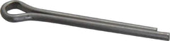 Made in USA - 1/8" Diam x 1-1/4" Long Extended Prong Cotter Pin - Grade 18-8, Uncoated, Stainless Steel - Exact Industrial Supply