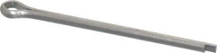 Made in USA - 1/8" Diam x 2" Long Extended Prong Cotter Pin - Grade 18-8, Uncoated, Stainless Steel - Exact Industrial Supply