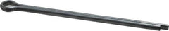 Made in USA - 3/16" Diam x 3-1/2" Long Extended Prong Cotter Pin - Grade 2, Zinc-Plated, Steel - Exact Industrial Supply