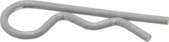Made in USA - 1/4 to 5/16" Shaft Diam, 1-1/8" Long, 0.059" Wire Diam, Hair Pin Cotter - Grades 302 & 18-8 Stainless Steel - Exact Industrial Supply