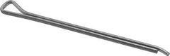 Made in USA - 1/8" Diam x 2" Long Hammerlock Cotter Pin - Grade 2, Zinc-Plated, Steel - Exact Industrial Supply