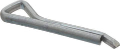 Made in USA - 5/32" Diam x 1" Long Hammerlock Cotter Pin - Grade 2, Zinc-Plated, Steel - Exact Industrial Supply