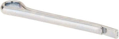 Made in USA - 5/32" Diam x 1-1/2" Long Hammerlock Cotter Pin - Grade 2, Zinc-Plated, Steel - Exact Industrial Supply