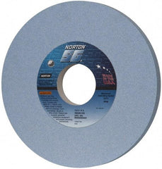 Norton - 12" Diam x 3" Hole x 1" Thick, I Hardness, 60 Grit Surface Grinding Wheel - Ceramic, Type 1, Medium Grade, 2,070 Max RPM, Vitrified Bond, No Recess - Exact Industrial Supply