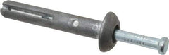 Powers Fasteners - 1/4" Diam, 1/4" Drill, 1-1/2" OAL, 1-7/8" Min Embedment Hammer Drive Concrete Anchor - Steel (Drive Pin)/Zamac Alloy (Body), Zinc-Plated Finish, Mushroom Head - Exact Industrial Supply