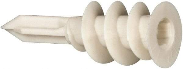 Powers Fasteners - 9/16" Diam, 1-11/16" Long, 3/8 to 1" Thick, Self Drilling Drywall & Hollow Wall Anchor - Nylon, Use in Wallboard - Exact Industrial Supply