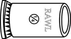 Powers Fasteners - 1-1/4" Diam, 1-1/4" Drill, 2" Min Embedment Caulk-In Concrete Anchor - Lead Alloy (Caulking Sleeve)/Zamac Alloy (Cone), Flat Head - Exact Industrial Supply