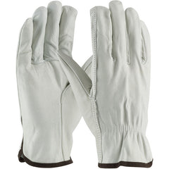 ‎68-103/XXL Leather Drivers Gloves - Top Grain Cowhide Leather Drivers - Regular Grade - Straight Thumb - Exact Industrial Supply