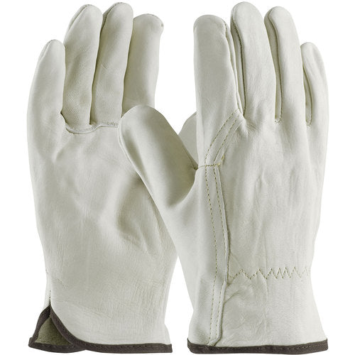 ‎68-116/M Leather Drivers Gloves - Top Grain Cowhide Drivers - Superior Quality - Wing Thumb - Sewn w/ Kevlar - Exact Industrial Supply